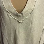 Aerie  Vacay Every Day VNeck Sweatshirt Oatmeal Off-White Oversized Cozy Pullover Photo 7