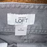 Loft gray size 4 Y2K cargo relaxed straight skirt Photo 1