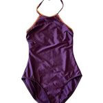 Seekers Australia Purple Orange Embroidery Ties at Neck One Piece Girls SZ 6 Purple Photo 0