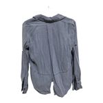 Bella Dahl  Blue Chambray Button Up Long Sleeve Split Back Size M Unassuming Photo 3