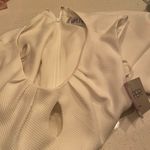 Kasper NWT Pique Keyhole-Neck Sheath Dress in lily white Photo 8