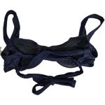 J.Crew  Cross-back underwire bikini top Navy 32B‎ BC109 Photo 1