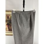 Le Suit Essentials Women’s Slacks Chino Pants Gray Size 12 Flat Front Wide Leg Photo 9