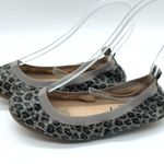YNY Yosi New York Womens Lexington Ballet Flats Leopard Print Slip On Brown 6 Photo 2