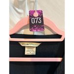 ExOfficio‎ Black Wrap Dress Sleeveless Textured Rayon Blend Casual Midi Dress Size M Photo 4