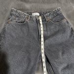 ZARA  size 6 baggy black denim jeans Photo 6