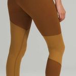 Lululemon  Nulu Colour Block High-Rise Tight 25" Copper Brown/Bold Beige Size 2 Photo 1