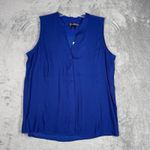 Banana Republic  Shirt Womens XS Royal Blue‎ Office Preppy Professional Colorful Photo 1