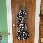 Bar III ✨ ✨ Black Floral Faux Wrap Tiered Ruffle Dress ~ Size Small 🍄 Photo 1