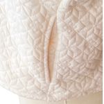 Madewell NWOT ~  Cream Quilted Knit Lace Up Cord Pockets Sweatshirt ~ LARGE Photo 9