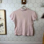 Burberry  Light Pink Polo Shirt – Classic Check Collar - Size - Small Photo 3