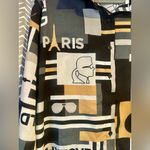 Karl Lagerfeld  Paris | Printed Button-Down Blouse, size L Photo 1