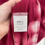 LA Hearts  Red Tie Dye Cropped Length Crew Neck Lightweight Tshirt Women’s Size S Photo 3