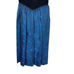 Misty Lane 80s Velvet Floral Dress 7/8 Black Blue Union Made Cosplay Renaissance Size undefined Photo 6