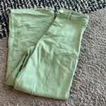 ZARA Wide Leg Green Jeans Photo 3