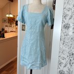 Madewell linen square neck mini dress Photo 4
