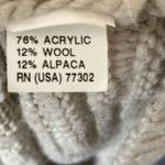 ZARA  Knit: Cream colored Sheer Knit Dress- Acrylic/Wool/Alpaca Blend- crew- S Photo 4