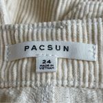 PacSun Women’s Embroidered Butterfly Corduroy Cutoff Shorts Size 25 High Waist Photo 9