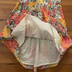 Guess Floral Halter Top Mini Dress Womens Size 4 Bustier Smocked Lined Y2K Pink Photo 13