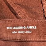 NWT Adriano Goldschmied Women's Red Super Skinny Ankle Legging Corduroy Pants 27 Photo 3