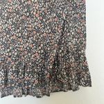 Rails NWT Lara Floral Ruffle Hem Mini Skirt Black Vintage Large Cottage Romantic Photo 6