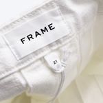 frame denim NEW Frame Pleated White Denim Tennis Skirt Preppy Cotton Mini Women's Size 27 Photo 5