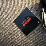 NWT HOBO International Black Snakeskin Embossed Leather Frame Wallet Clutch New Photo 4