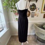 Ruby Rox Vtg Y2K Size M Black Maxi Whimsygoth Mesh Sheer Rhinestones Slit Dress Photo 1
