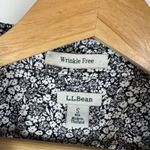 L.L.Bean  Floral Wrinkle Free Button Up Shirt Small Cotton Cottage Office Dainty‎ Photo 3