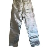 ZARA NWT  The Boy Boy Fit Silver Relaxed Fit Straight Leg Mid Waist Jeans Photo 14