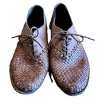 Will‎ Leather Good's Shoes Ludlow Oxford Dress Brown Basket Weave Laces Sz 9 D Photo 0