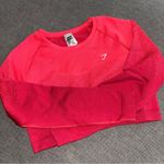Gymshark cropped pink top, size XXL, polyester, nylon & elastine Photo 1