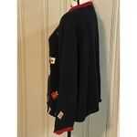 Heirloom Collectibles Peeking Santa’s Women's Ugly Christmas Sweater SZ L EUC Black Size L Photo 6