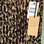 Halogen NWT  Pleated Cougar Print Skirt XL Photo 1