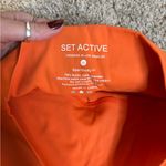 Set Active  biker shorts orange size medium Photo 2