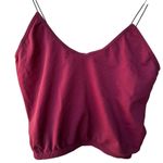 Free People intimately seamless cropped cami top red burgundy medium / large Photo 3