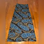 NWT Allen B by Allen Schwartz Womens Brown Blue Dress size Large Strapless‎ Photo 6