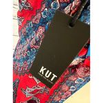 Kut From The Kloth NWT Kut from the Kloth Blouse Small KFTK Button front shirt Boho Paisley Sheer Photo 4