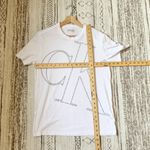 Calvin Klein White Crewneck Short Sleeves Tee Shirt Small Photo 4