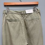 AG Adriano Goldschmied The Evan Relaxed Pleated Trouser Olive Pants 28 Photo 9