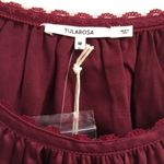 Tularosa Revolve  Cabernet maroon Zane top M Photo 10
