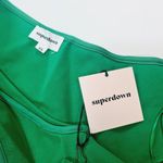 superdown Nava Asymmetrical Mini Dress in Kelly Green XS Photo 5