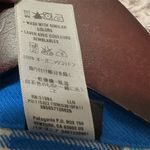 Patagonia Womens Blue Plaid Flannel Button-Up Shirt Size 2 Gorpcore Western Photo 4