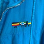 Catalina  Turquoise Y2K Windbreaker Sz Large Photo 7