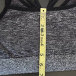 Gymshark  Gray Sports Bra Size Small Gym Shark Gray and Black Sports Bra Photo 7