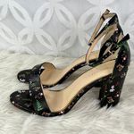 Michael Shannon Sascha Floral Rockabilly Ankle Strap High Heel Sandal Sz 8 Photo 6