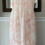 Rails Midi Dress Delilah Tie Dye Linen Blend Peach Pink Size XL New w/Tag Photo 2