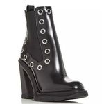Alexander McQueen NEW Tread Grommet Embellished Boots Black Size 39.5 MSRP $1290 Photo 0