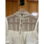 Gunne Sax Vintage 70’s Boho  Prairie Victorian Style Layered Ruffle Maxi Dress Photo 4