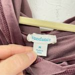 Sundance Velour Pink Rose Hoodie Sweater Womens M Casual Fall Lounge Oversized Photo 2